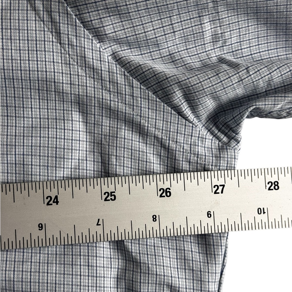 Ralph Lauren Marlowe Men's Shirt Size XL Blue White Check Gingham 100% Cotton - Picture 6 of 10